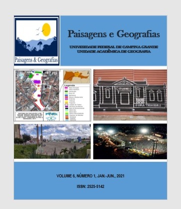 					View Vol. 6 No. 1 (2021): Revista Paisagens & Geografia
				